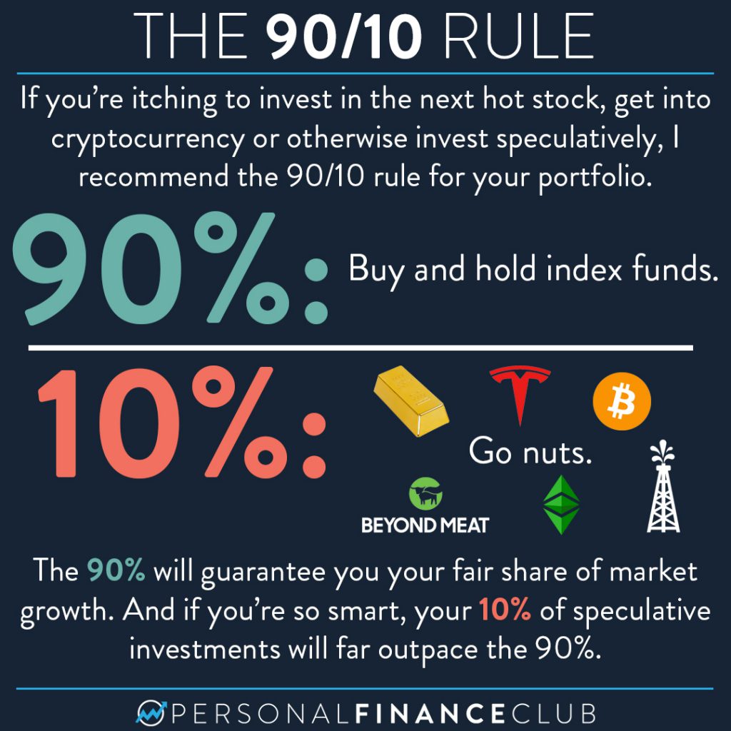 The 90/10 rule of investing