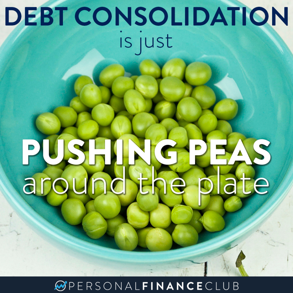 Debt consolidation doesn't work