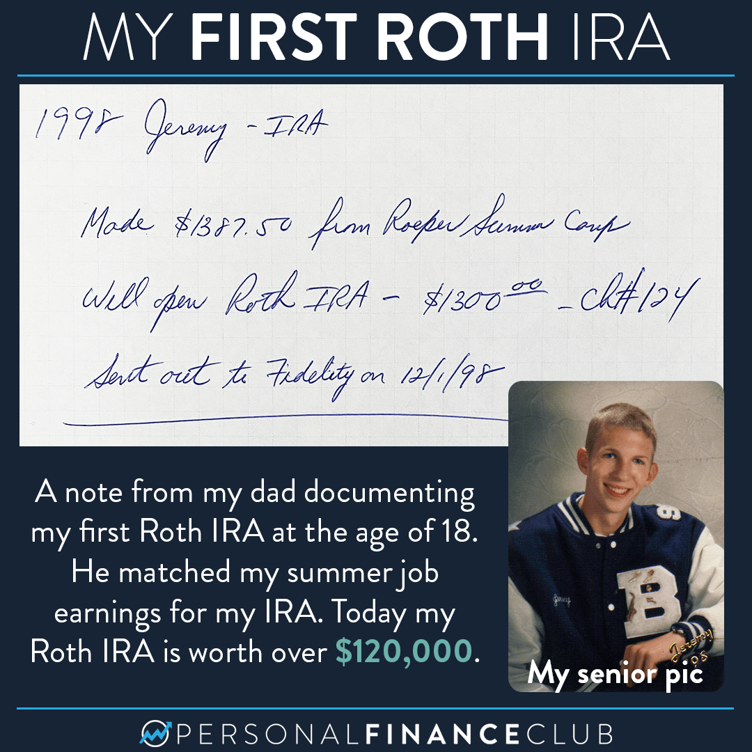 This is what my first Roth IRA at 18 turned into Personal Finance Club