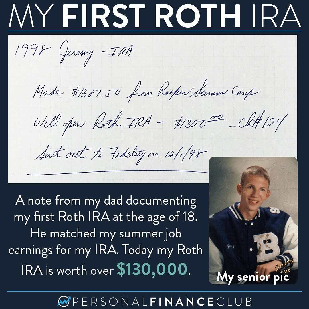 This is what my first Roth IRA at 18 turned into Personal Finance Club