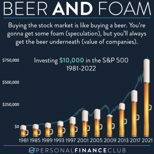 The stock market is like beer