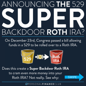 529 Super backdoor Roth IRA