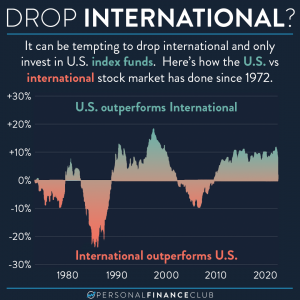 Investing in international non US stocks