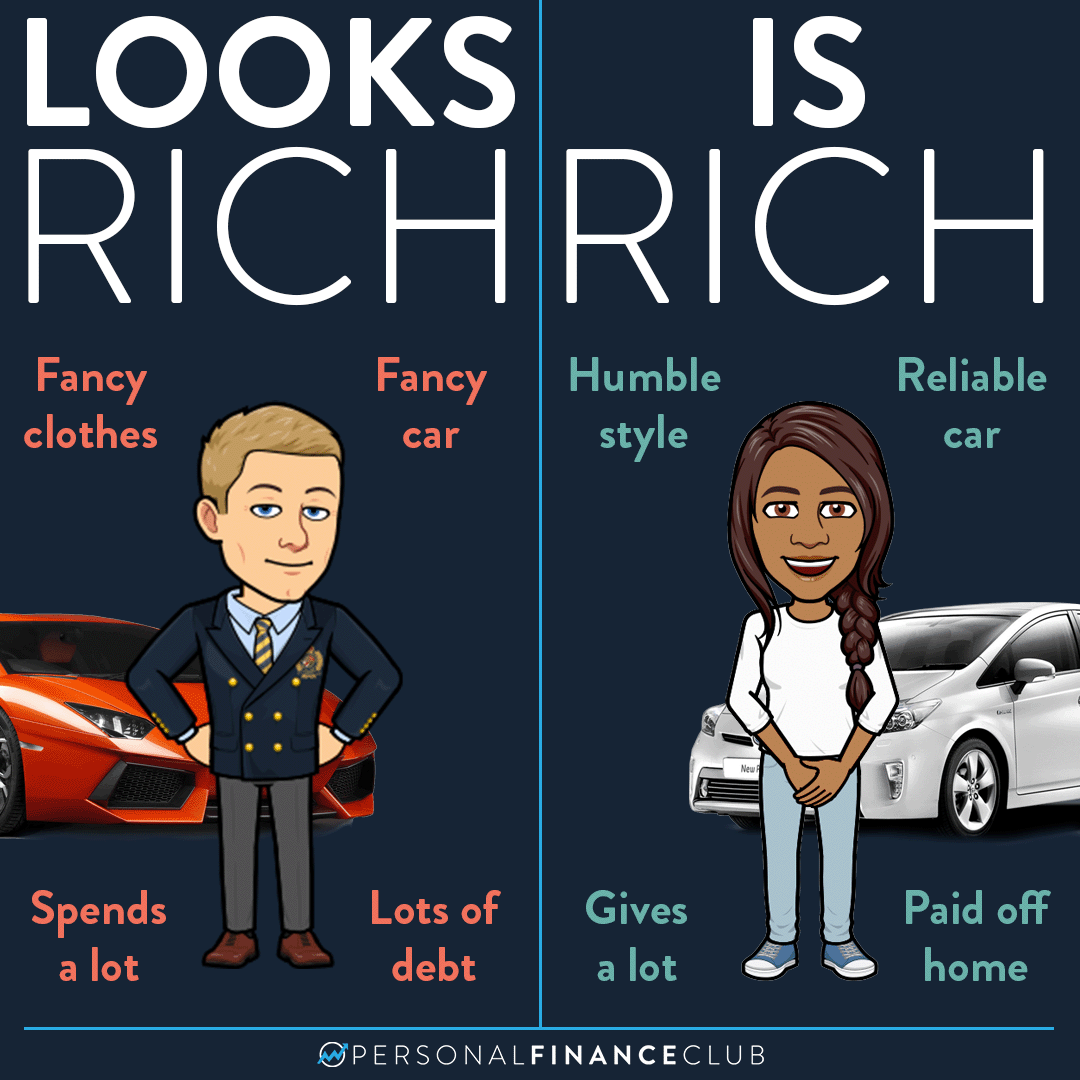 Looking Rich Vs Being Rich Personal Finance Club