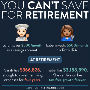 Saving for retirement