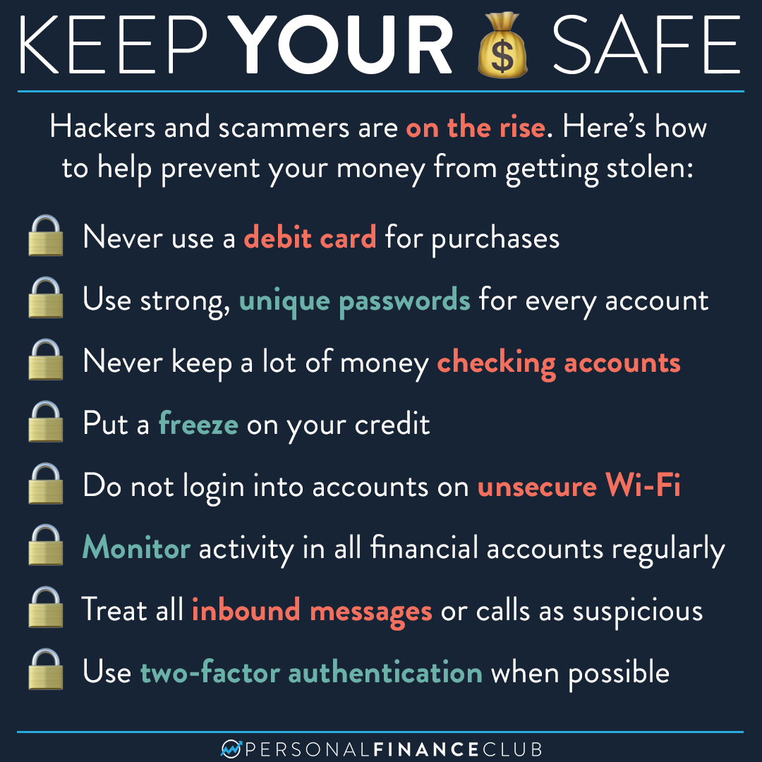 Keep your money safe from fraudsters