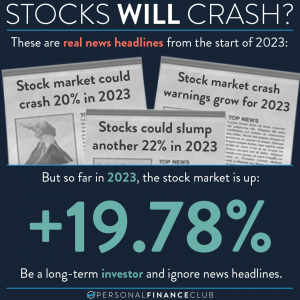 stocks will crash